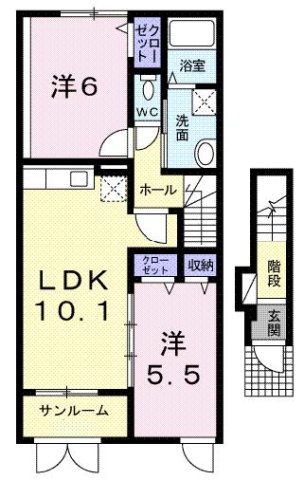 セレノコルソの間取り