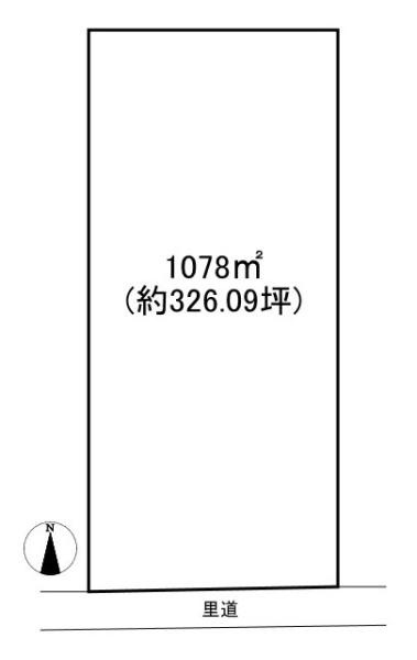 生駒郡安堵町大字東安堵の売地の土地図
