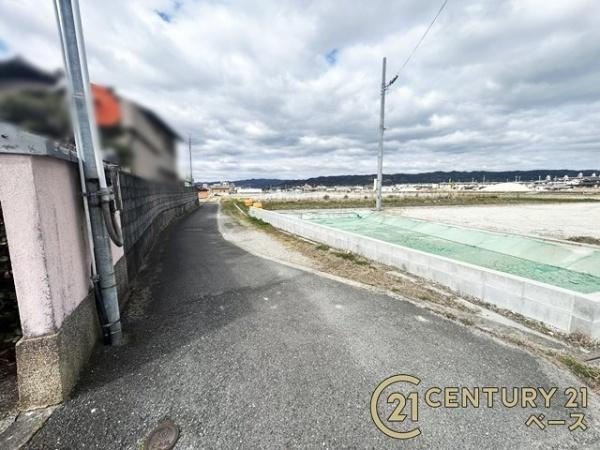 生駒郡安堵町大字東安堵の売地のその他|■現地撮影写真■南側前面道路です。