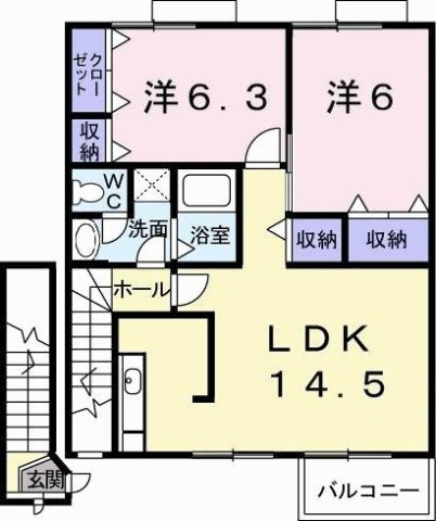 【間取り】 | シーサイドパークＢ