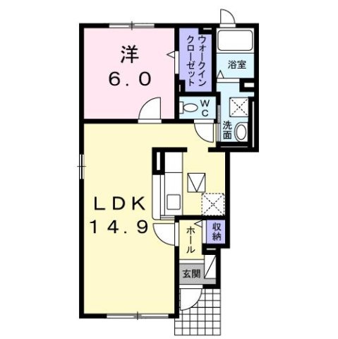 【間取り】 | セゾン　デ　レコルト　Ⅱ
