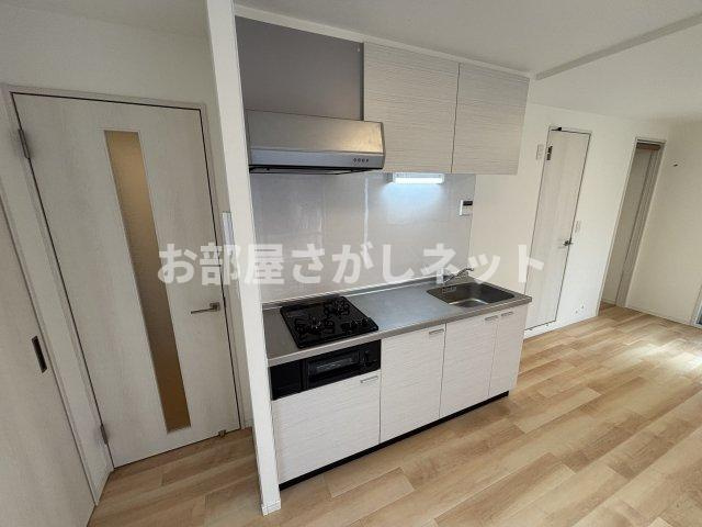 第一コーポ太田屋【おとり物件なし】#学生・社会人にオススメ！初期費用分割払いOK！のキッチン|システムキッチン（2口ガスコンロ・グリル付）