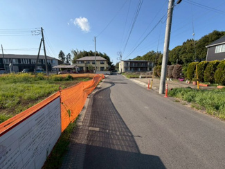 【前面道路含む現地写真】 | つくば市要4期　新築戸建て　4号棟
