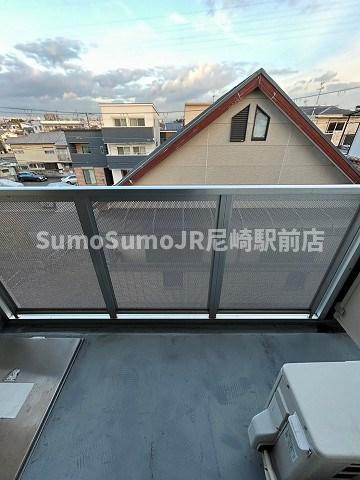 レオパレスカサグランデのバルコニー|広々としたバルコニーです