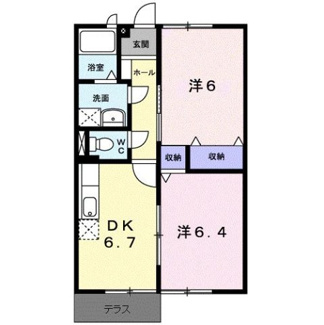 【間取り】 | ファミール三次Ａ棟
