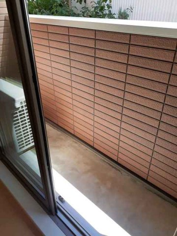 熊本市東区尾ノ上２丁目のアパートのバルコニー|お洗濯にも便利なバルコニー付き