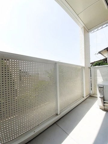 熊本市東区若葉６丁目のアパートのバルコニー|陽当たり良好なバルコニーです