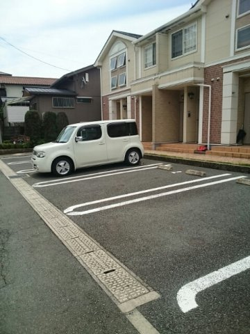 熊本市中央区坪井５丁目のアパートの駐車場|駐車場です