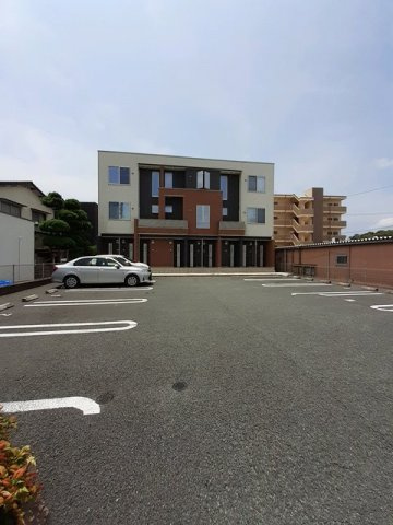 熊本市北区龍田１丁目のアパートの駐車場|カースペースがあります