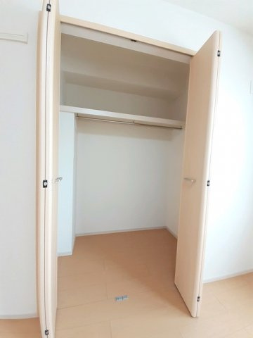 熊本市北区龍田１丁目のアパートの収納|便利な収納スペースです