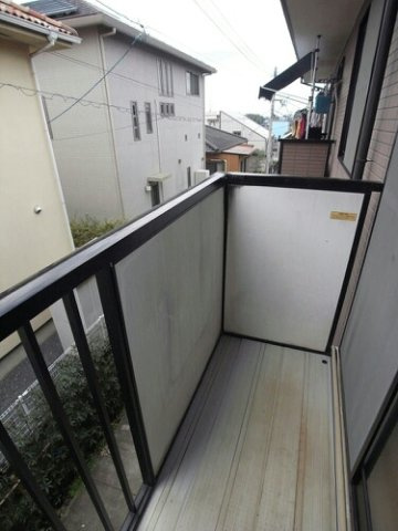 合志市須屋のアパートのバルコニー|落ち着いた時間を過ごせるバルコニーです
