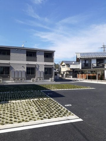 熊本市北区兎谷１丁目のアパートの駐車場|駐車場です