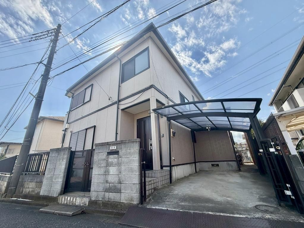 入間市宮寺　中古戸建の前面道路含む現地写真