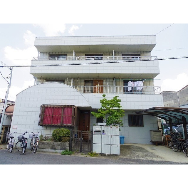 岡本ハイツの外観|おしゃれな外観です