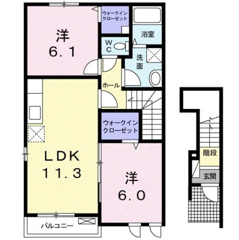 ブルーシエルの間取り