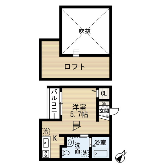 【間取り】 | フェリーチェ香住ヶ丘