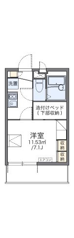レオパレスＦｕｍｉｎの間取り|代表的な間取のため実際の間取とは異なる場合があります