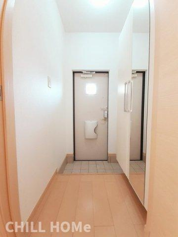 アンジュ・プレッソＣの玄関|当社、チルホームのHPもご覧ください(^^)/物件情報多数♪