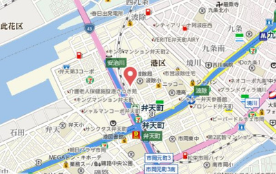 【地図】 | レオンコンフォート弁天町　