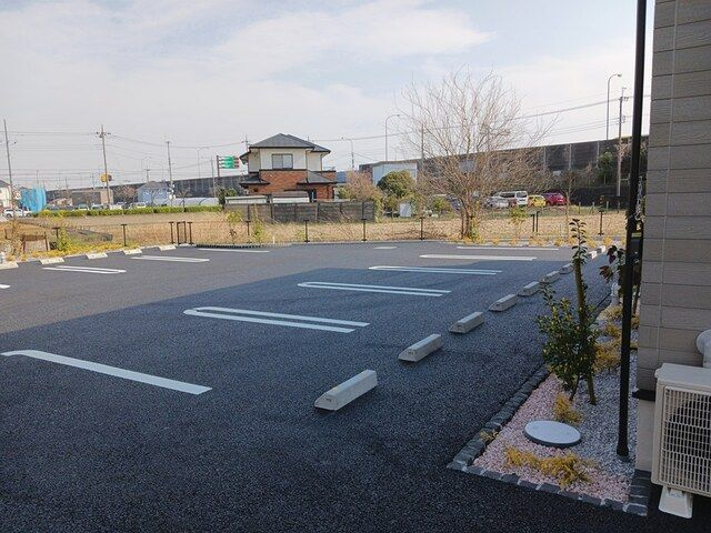 オリュザＢの駐車場