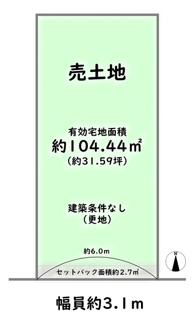 【土地図】 | 下京区鍵屋町通烏丸西入鍵屋町　建築条件なし