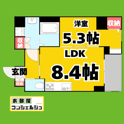 VERITAS　IZUMIの間取り
