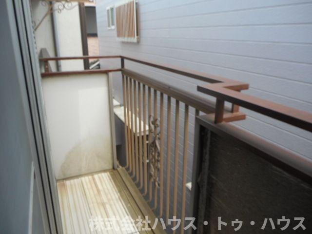 しこだサンハイツのバルコニー