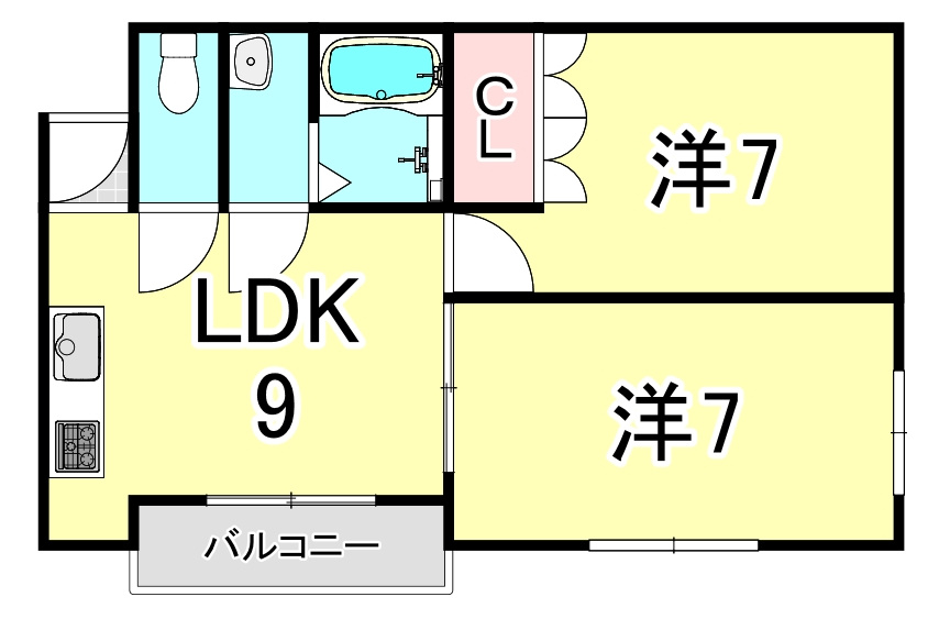 パティオ甲子園口の間取り