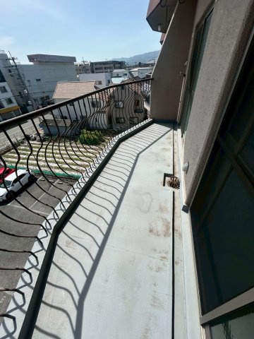パールハイツ竹若のバルコニー