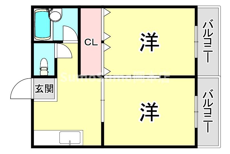 ファミネス芦屋の間取り