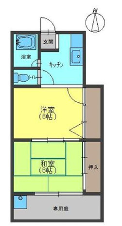 吉田ハイツの間取り