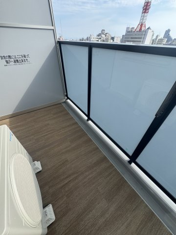 プレサンス神戸水木通ルミエスのバルコニー