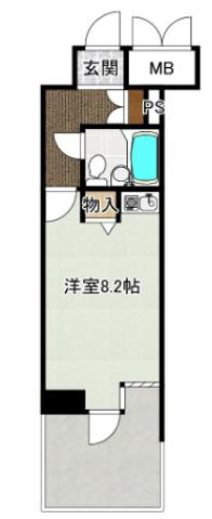 ニューブ神戸の間取り