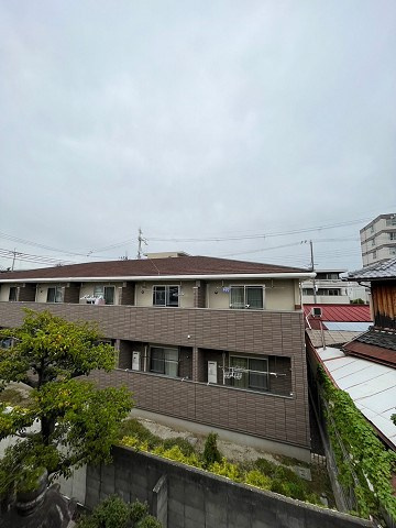 西宮市甲子園浦風町のアパートの展望