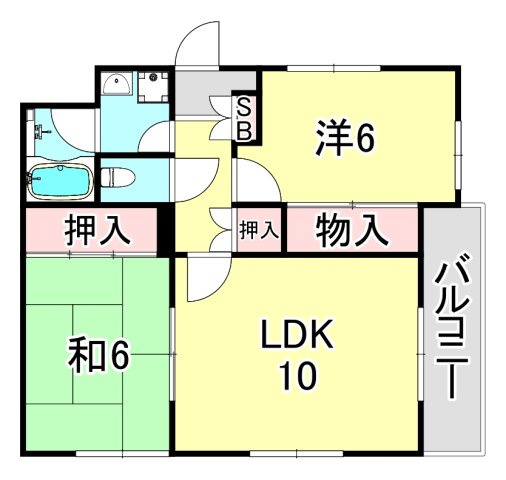 サクシード甲子園の間取り