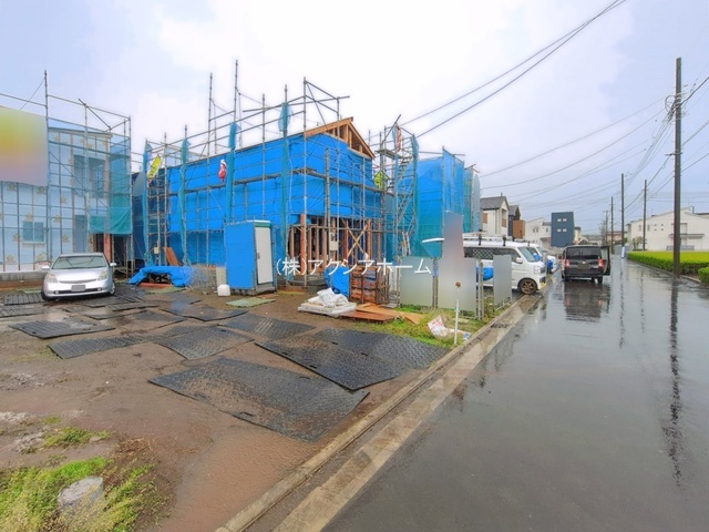 所沢市東狭山ケ丘3丁目・全15棟　新築一戸建　14号棟の前面道路含む現地写真|現地写真（2026年4月27日撮影）