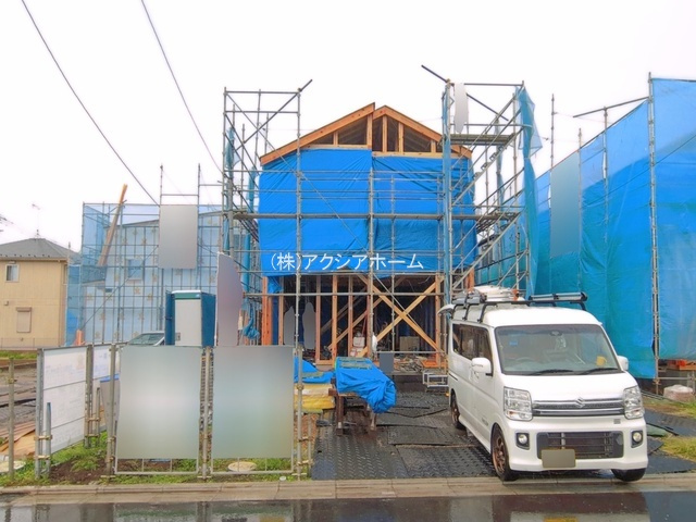 所沢市東狭山ケ丘3丁目・全15棟　新築一戸建　14号棟の駐車場|現地写真（2026年4月27日撮影）