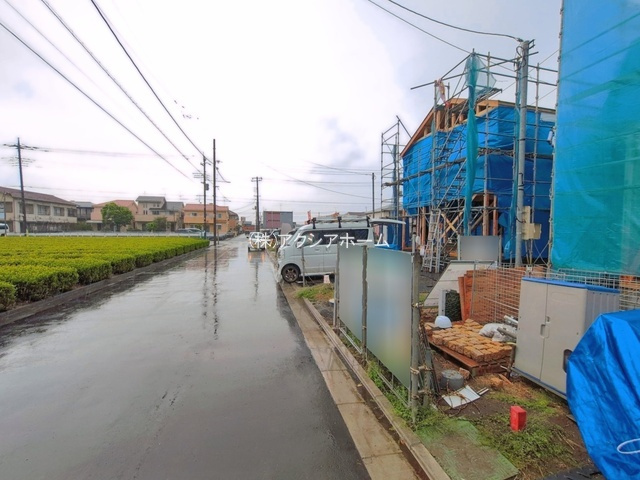 所沢市東狭山ケ丘3丁目・全15棟　新築一戸建　14号棟の前面道路含む現地写真|現地写真（2026年4月27日撮影）