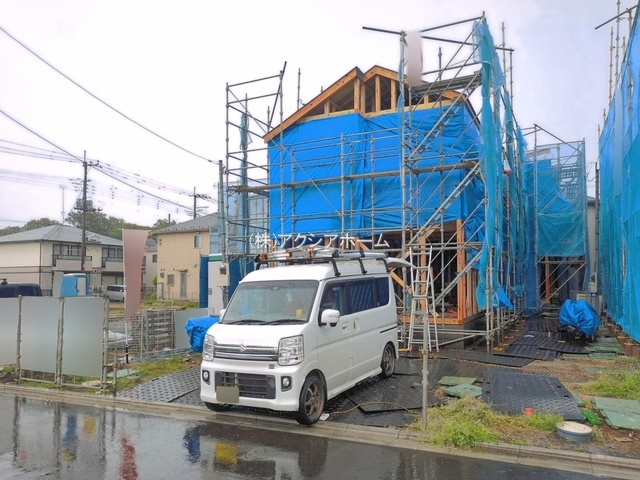 所沢市東狭山ケ丘3丁目・全15棟　新築一戸建　14号棟の駐車場|現地写真（2026年4月27日撮影）