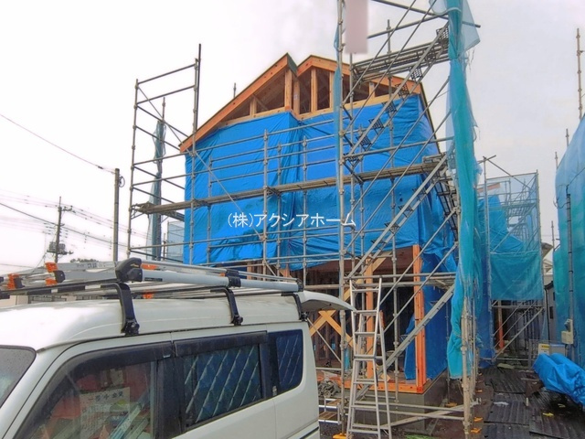 所沢市東狭山ケ丘3丁目・全15棟　新築一戸建　14号棟の外観|現地写真（2026年4月27日撮影）