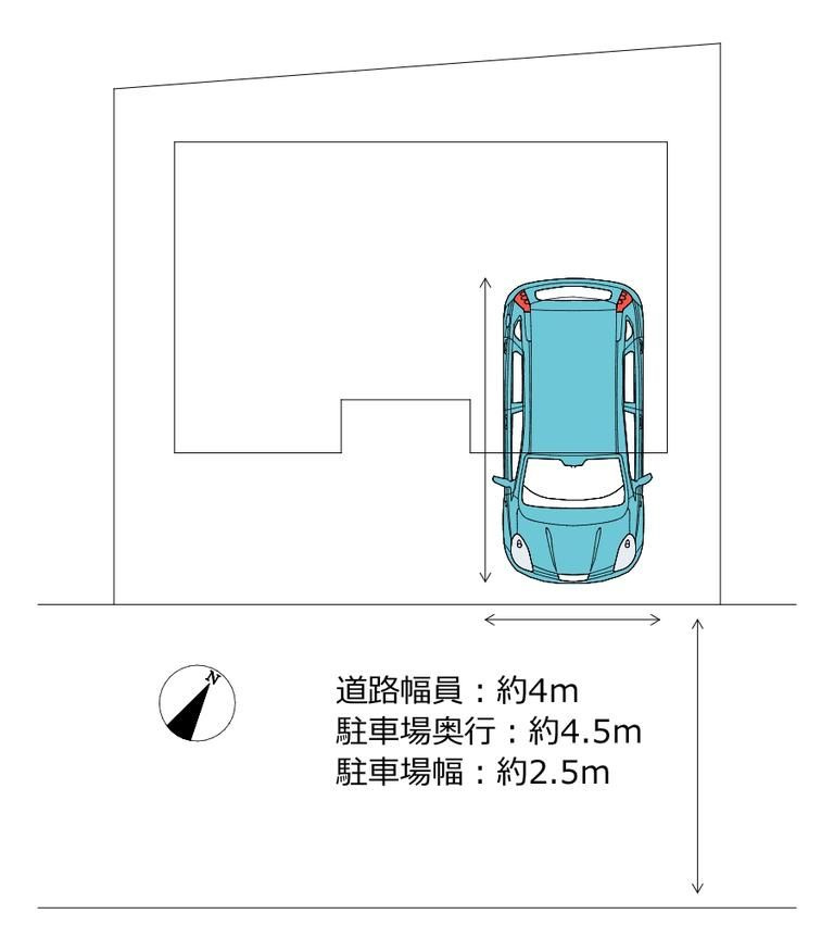 狭山市笹井1丁目　中古戸建の区画図
