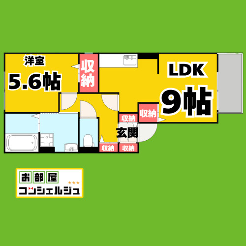 ヴィラ小曲輪の間取り