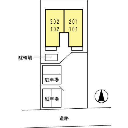 ヴィラ小曲輪の区画図