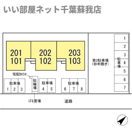 グランパルクの区画図