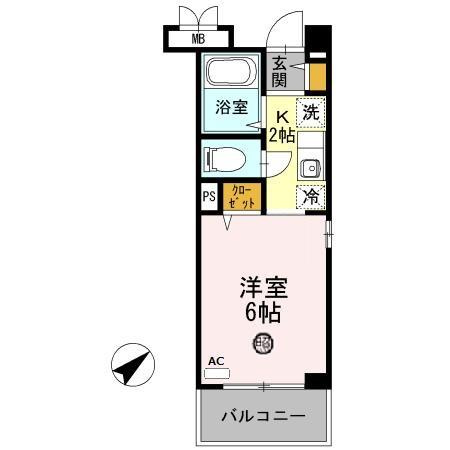 クレール加茂の間取り