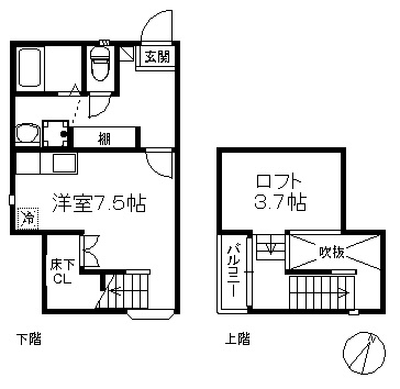 【間取り】 | POLARIS吉塚　★プライスホームなら仲介手数料が割引価格です！★