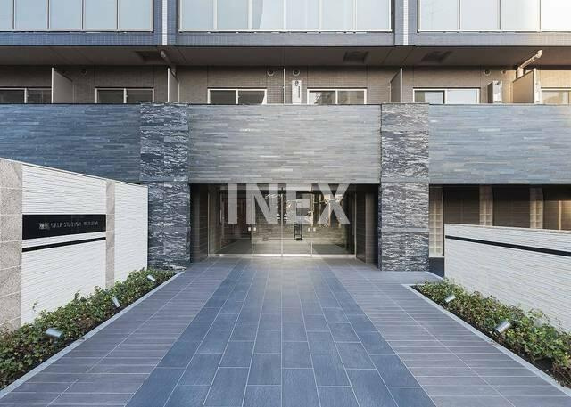 横浜市中区吉田町の賃貸マンションのエントランス