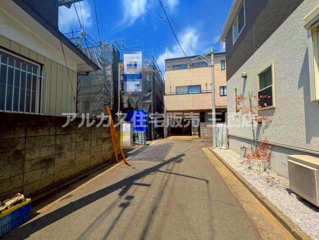 西武池袋線 東久留米駅 17分 新築戸建 新座市新堀1丁目の前面道路含む現地写真
