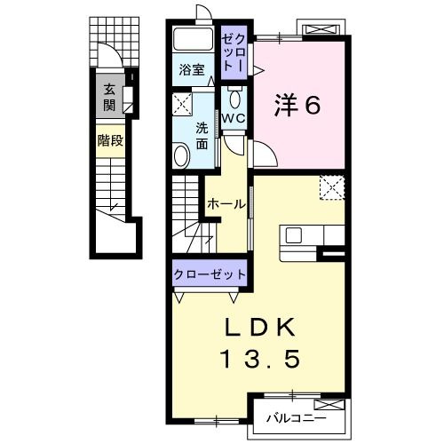 コーポみどりＡの間取り