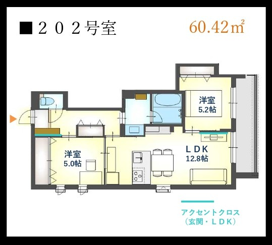 ST西田辺loulouの間取り